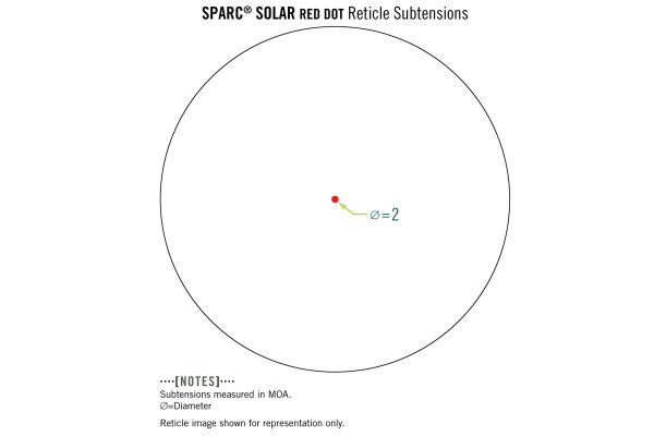 Vortex - SPARC AR Solar, Rødpunktsigte, 2MOA (2021 udgave) - Image 4